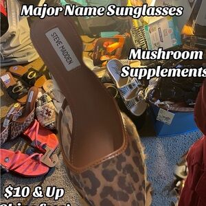 Steve Madden Brown Leopard Flats